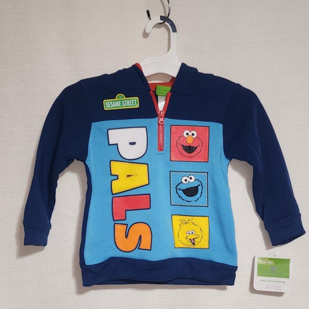 sesame street hoodie 4t